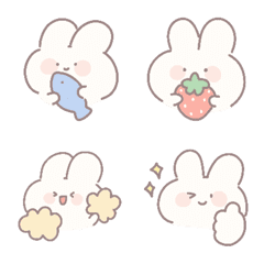 [LINE絵文字] Nza rabbit cute *の画像