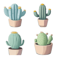 [LINE絵文字] Caudex n Succulent lover - Cactus VOL.3の画像