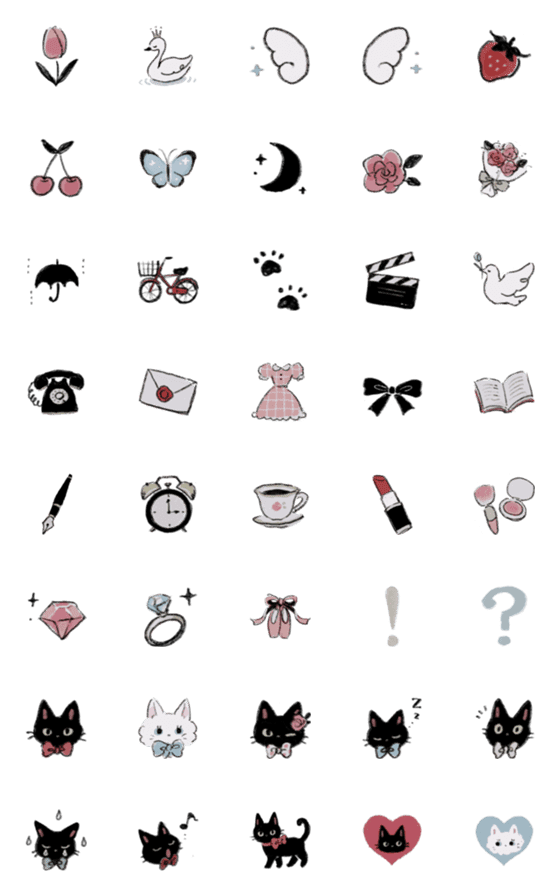 [LINE絵文字]samenai レトロ絵文字の画像一覧