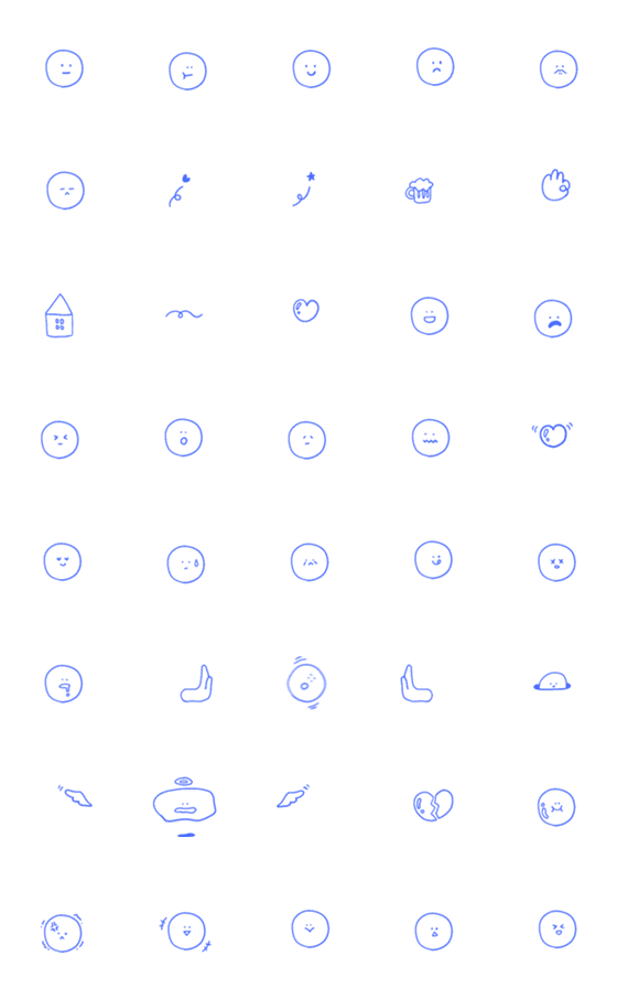 [LINE絵文字]Smiley ♥ 毎日 大人可愛い絵文字の画像一覧