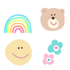 [LINE絵文字] ゆるっと添えやすい絵文字の画像
