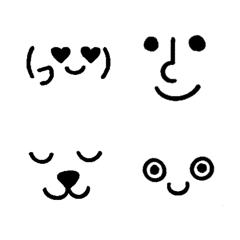 [LINE絵文字] Daily Simple Mood Emoticonの画像