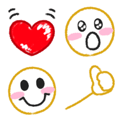 [LINE絵文字] 動く♪シンプル♡かわいい絵文字の画像