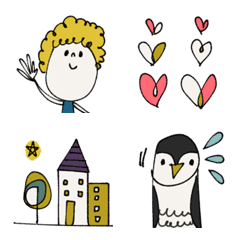 [LINE絵文字] mottoの日常劇場♡絵文字の画像