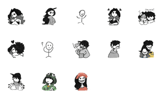 [LINE絵文字]OLIP IN REAL LIFEの画像一覧