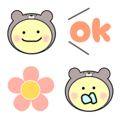 ぷれたま（くまさん着ぐるみ）の絵文字メイン画像