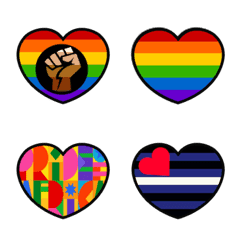 [LINE絵文字] Love flag 06 (Pride month)の画像