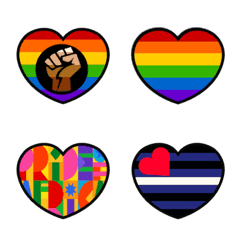 Love flag 06 (Pride month)の絵文字メイン画像