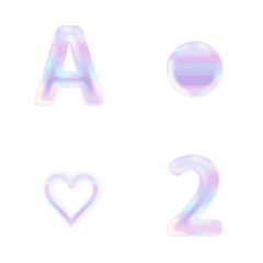 [LINE絵文字] ほろよい♥ ABC 123 英語 数字  動く絵文字の画像