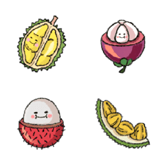 [LINE絵文字] Summer Fruityの画像