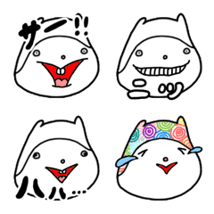 [LINE絵文字] かわいいうさぎの絵文字です。の画像