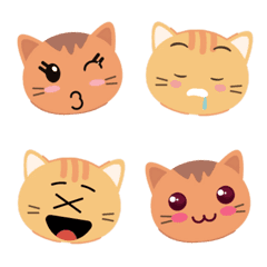 [LINE絵文字] キュートな猫の表情！Part2の画像