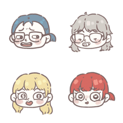 [LINE絵文字] OrangeFaceの画像