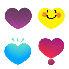 [LINE絵文字] all heart.11の画像