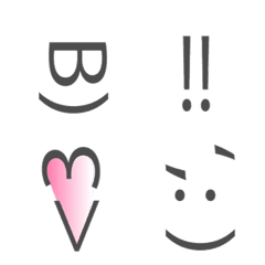 [LINE絵文字] ：）Emoticon（えもてぃこん）の画像