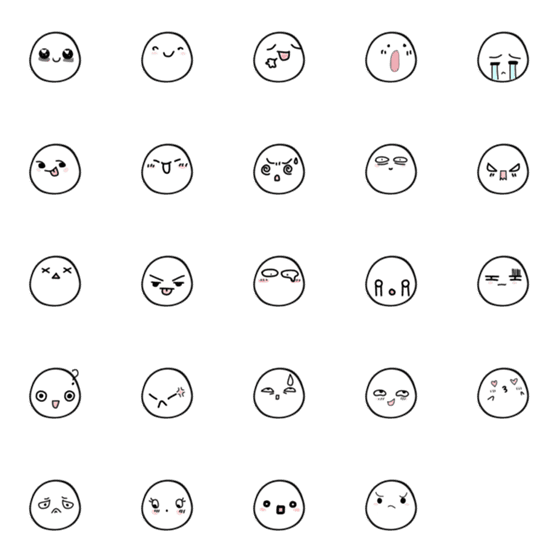 [LINE絵文字]circle emotionの画像一覧