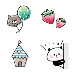 ふかふか★毎日使える絵文字の絵文字メイン画像