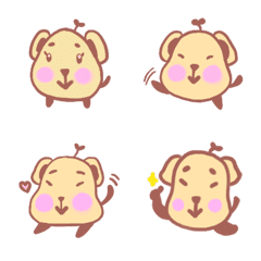 [LINE絵文字] The yellow dogの画像