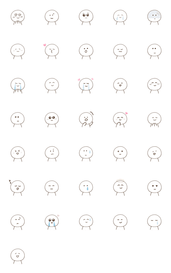[LINE絵文字]bubble head moodの画像一覧