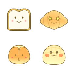 [LINE絵文字] おいしいパンたちの画像