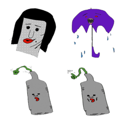 [LINE絵文字] monsters family Emojiの画像