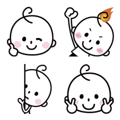 [LINE絵文字] カ〜リ〜坊☆絵文字の画像