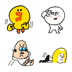 [LINE絵文字] ねこみずのBROWN ＆ FRIENDS動く絵文字4の画像