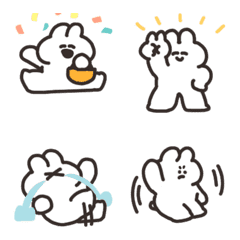 うさちゃんのうごく絵文字 その5の絵文字メイン画像