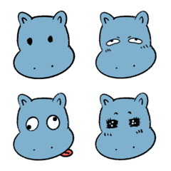 [LINE絵文字] Hippopo Emojiの画像
