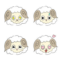 [LINE絵文字] ひつじの気持ちの画像