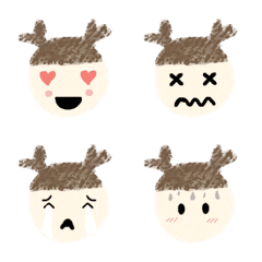 [LINE絵文字] Emotion face girlsの画像