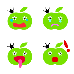 [LINE絵文字] Green Apple Paradiseの画像