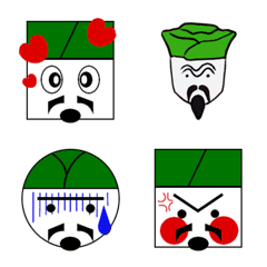 [LINE絵文字] 四角と円のBaicaiman Emoji！！の画像