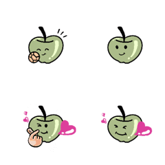 [LINE絵文字] Green appleの画像