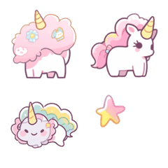 [LINE絵文字] Ai Unicorn 0w0の画像