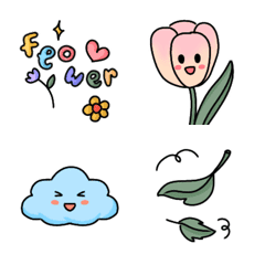 [LINE絵文字] dokmai narak (cute flower)の画像