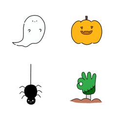 [LINE絵文字] Cute Halloween boo！の画像