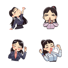 [LINE絵文字] Daily life of office workers1の画像