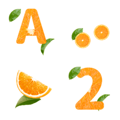 毎日 大人 ポンカン ♥ ABC 123 英語 数字の絵文字メイン画像