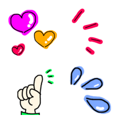 かわいいミニアイコンの絵文字メイン画像