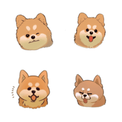 [LINE絵文字] たぬきちラブの画像