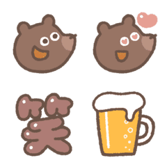 まどべあ絵文字の絵文字メイン画像