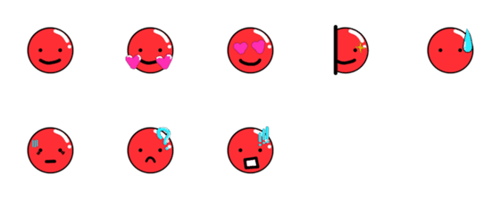 [LINE絵文字]MR.Redballの画像一覧