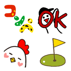 [LINE絵文字] GOLF LIFE 003の画像