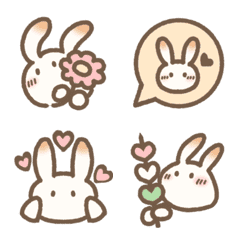 [LINE絵文字] 愛を伝える♡もちうさぎの画像
