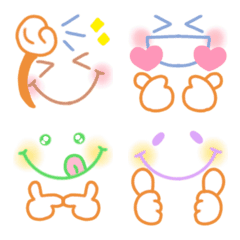 [LINE絵文字] 【動く】シンプル♡カラフル10の画像