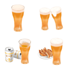 [LINE絵文字] ビール です クラフトビール 酒の画像