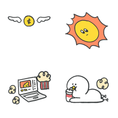[LINE絵文字] 元気 Sun ♥ Emojiの画像