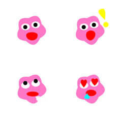 pink frogの絵文字メイン画像