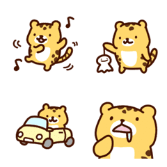 [LINE絵文字] チーターの日常色々絵文字の画像